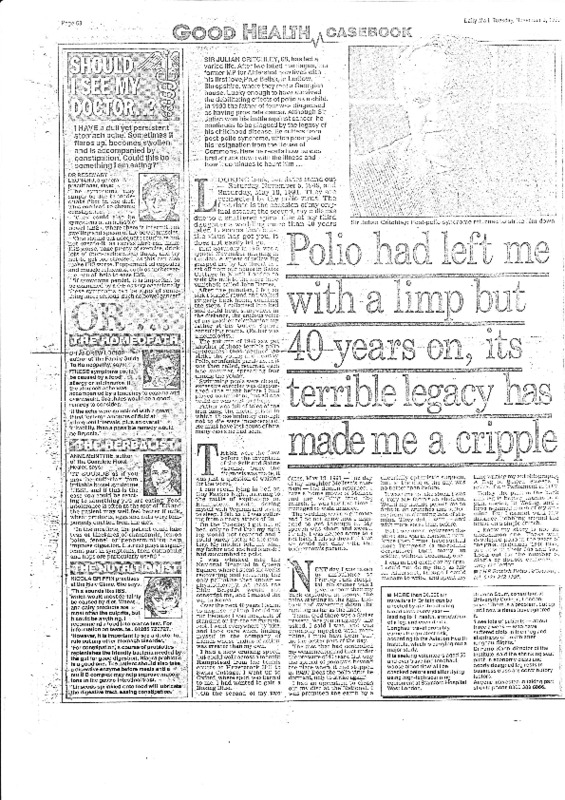 Polio had left me with a limp but 40 years on, its terrible legacy has made me a cripple.pdf