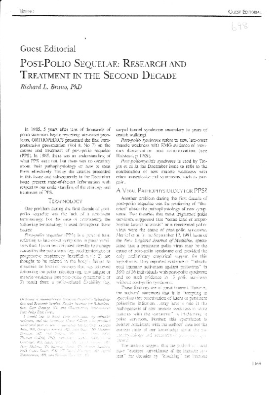 Post Polio Sequelae Research and Treatment in the Second Decade.pdf