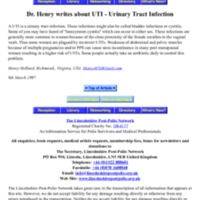 Dr Henry writes about UTI.pdf