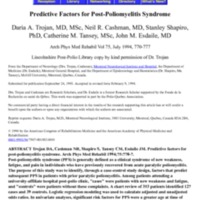 Predictive Factors for Post-Polio.pdf