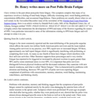 Dr Henry writes more on Post-Polio Brain Fatigue.pdf