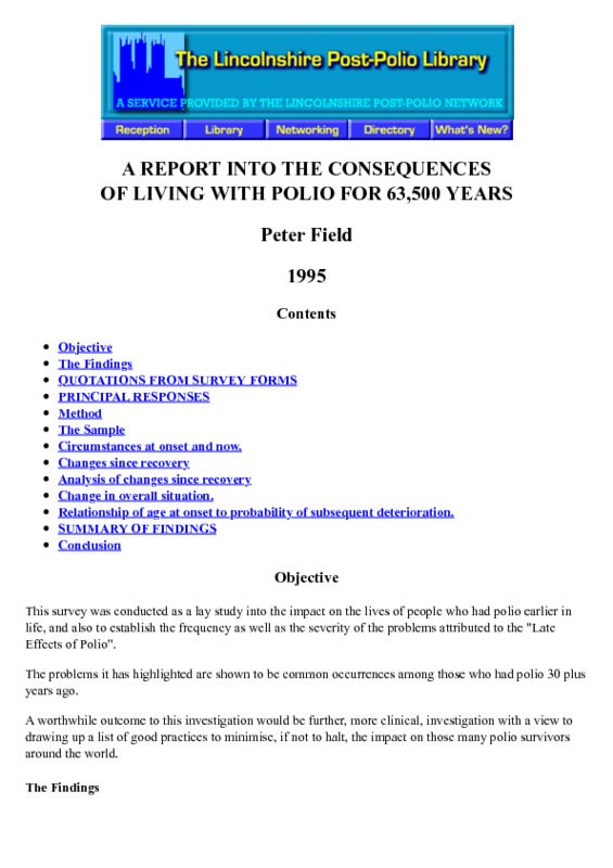 A Report in to the Consequences of Living With Polio.pdf