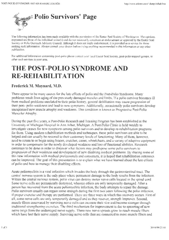 The Post Polio Syndrome and re-rehabilitation.pdf