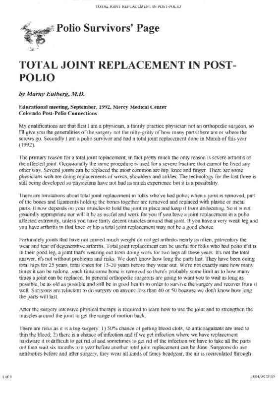 Total Joint Replacement in Post Polio.pdf