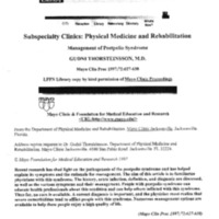 Subspecialty Clinics Physical Medicine and Rehabilitation.pdf